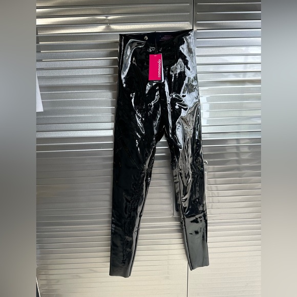 Commando Pants - Commando Faux Patent Leather Legwear Legging NWT Black Small
